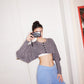 Cozy Cropped Button Up Cardigan