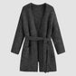 Cozy Loose Belt Pocket Cardigan