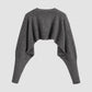 Cozy Cropped Button Up Cardigan