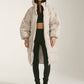 Long Hooded Puffer Parka Coat
