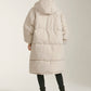 Long Hooded Puffer Parka Coat