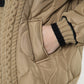 Braided Quilted Winter Cardigan Coat