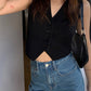 Leisure Button Up Vest