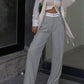 Highway Reverse Waistband Wide Leg Dress Pants