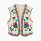 Embroidered Floral Vest