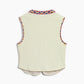 Embroidered Floral Vest