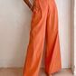 Vitamin C Linen Cotton Wide Leg Pants