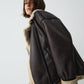 Classic Sherpa Lined Shearling Leather Flight Jacket