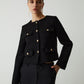 Vintage Button Tweed Blazer