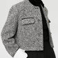 Tweed Boucle Crop Blazer