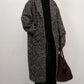 Tweed Boucle Wool Coat