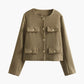 Vintage Button Tweed Blazer