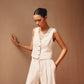 Tailored Button Suit Waistcoat