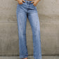 Vintage Denim Straight Leg Pants