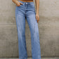 Vintage Denim Straight Leg Pants