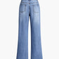 Vintage Denim Straight Leg Pants