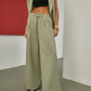 Solid Tailored Belted Vest