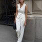 Minimalism Tailored Button-Front Waistcoat