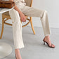 Linen Blends Straight Leg Pants