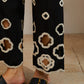 Cotton Hollow Embroidered Cropped Pants