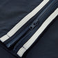 Contrast Binding Zipper Long Pants