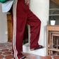 Casual Striped Patchwork Pants