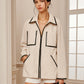 Cotton & Linen Double Zip Jacket