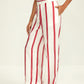Striped Wide Leg Pants
