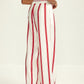 Striped Wide Leg Pants