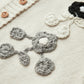 Floral Embroiled Pockets Knit Vest