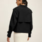 Breasted Lapel Trench Coat