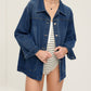 Casual Breasted Lapel Denim Jacket