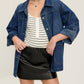 Casual Breasted Lapel Denim Jacket