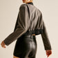 Pinstripe Pocket Short Jacket