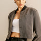 Pinstripe Pocket Short Jacket