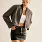 Pinstripe Pocket Short Jacket