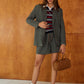 Vintage Lapel Pockets Blazer