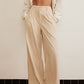 Corduroy High-Waist Wide Leg Pants