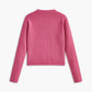 Crew Neck Golden Button Knit Outerwear