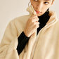 Pockets Zipper Warm Fleece Jacket
