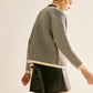 Contrast Trim Pockets Knit Outerwear