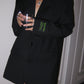 Lapel Button Pockets Blazer