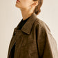 Zipper Faux Leather Jacket
