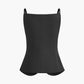 Button Split Cami Vest