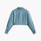 Sequins Decor Crop Jacket