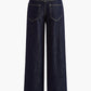 Vintage Wide-Leg Denim Pants