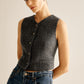 Vintage Tweed Breasted Vest