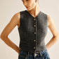 Vintage Tweed Breasted Vest