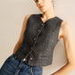 Vintage Tweed Breasted Vest