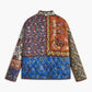 Multi-Color Printed Flap-Pockets Winter Coat